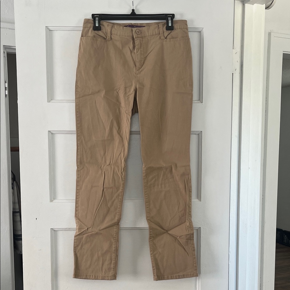 Gloria Vanderbilt Women's Tan Capris